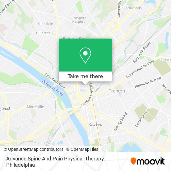 Mapa de Advance Spine And Pain Physical Therapy