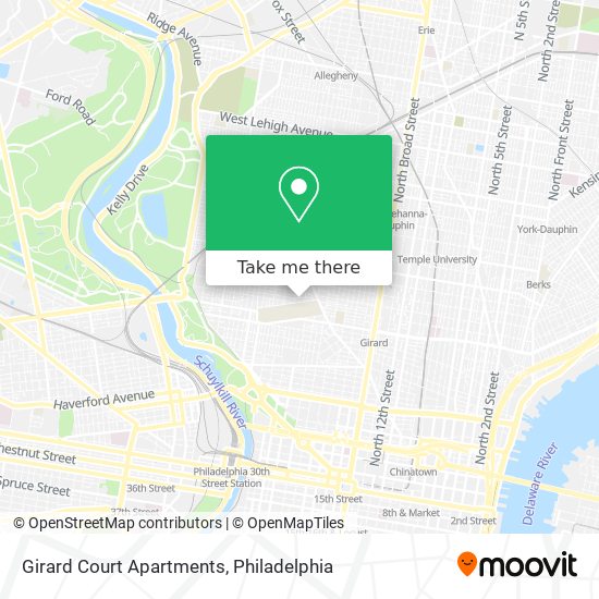 Mapa de Girard Court Apartments