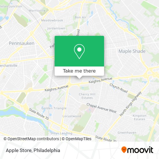 Apple Store map