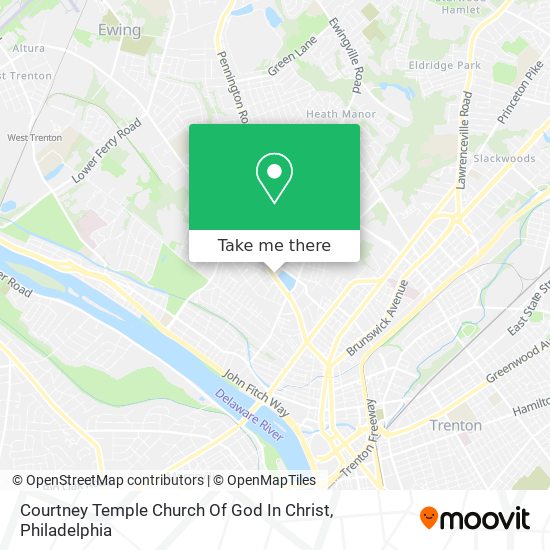 Mapa de Courtney Temple Church Of God In Christ