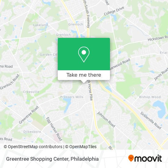 Mapa de Greentree Shopping Center