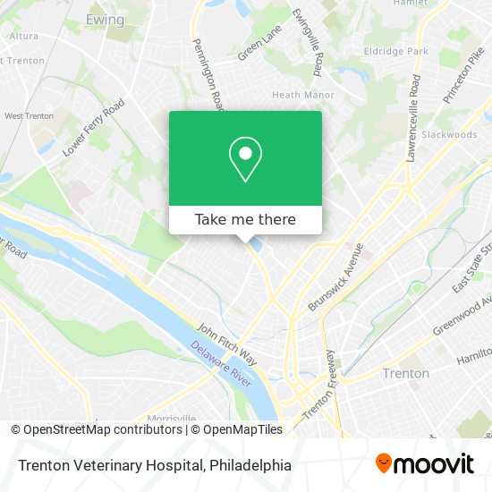 Trenton Veterinary Hospital map
