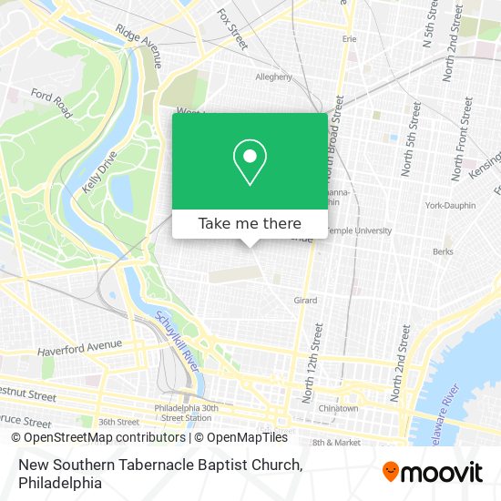 New Southern Tabernacle Baptist Church map