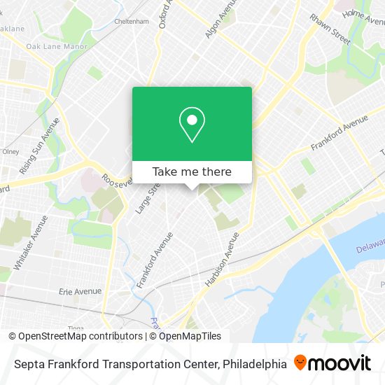 Mapa de Septa Frankford Transportation Center