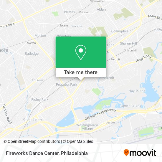 Mapa de Fireworks Dance Center