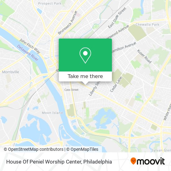 House Of Peniel Worship Center map