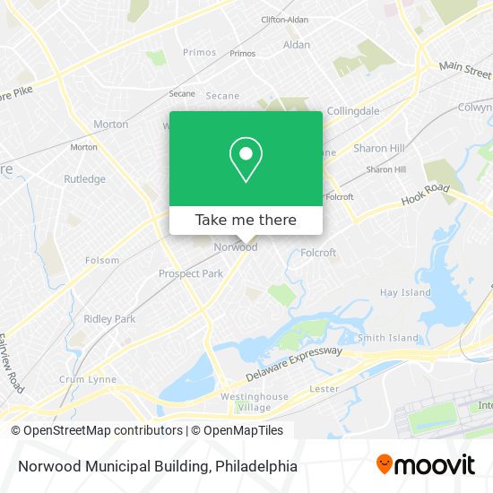 Norwood Municipal Building map