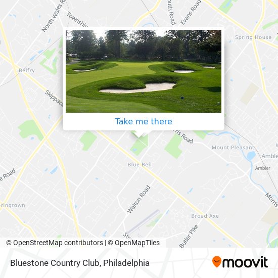 Bluestone Country Club map