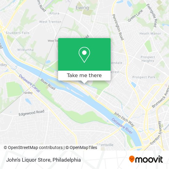 John's Liquor Store map