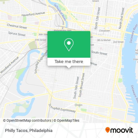 Philly Tacos map