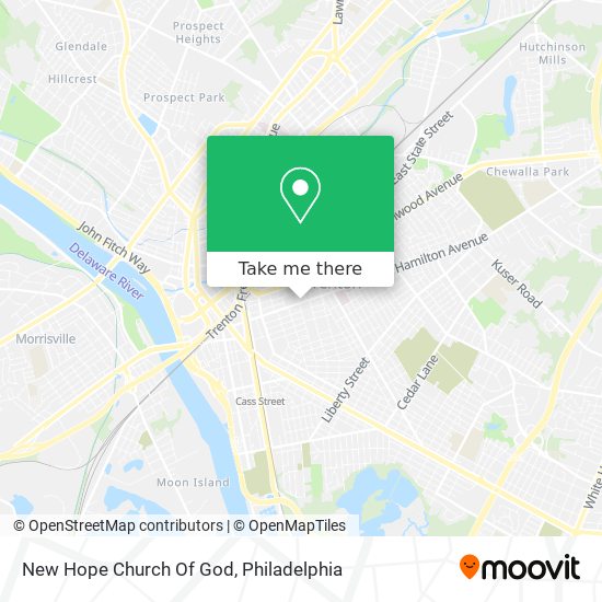 New Hope Church Of God map