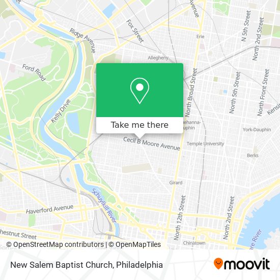 New Salem Baptist Church map