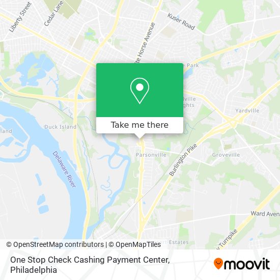 One Stop Check Cashing Payment Center map