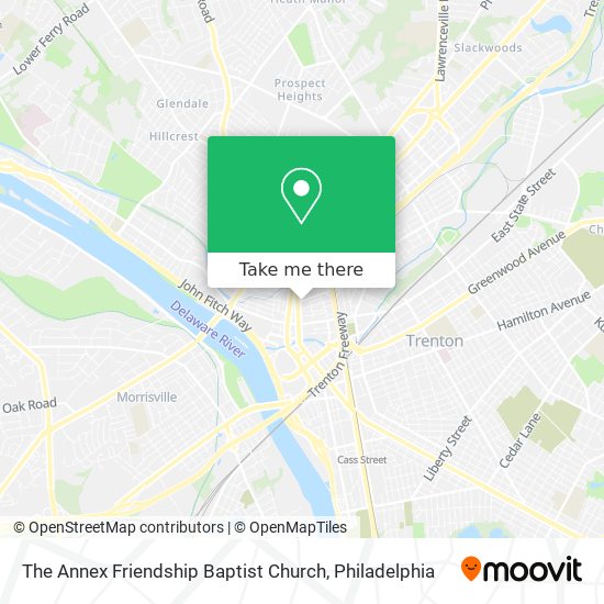 The Annex Friendship Baptist Church map
