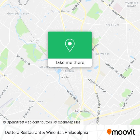 Mapa de Dettera Restaurant & Wine Bar