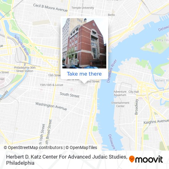 Mapa de Herbert D. Katz Center For Advanced Judaic Studies