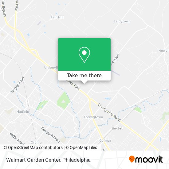 Mapa de Walmart Garden Center