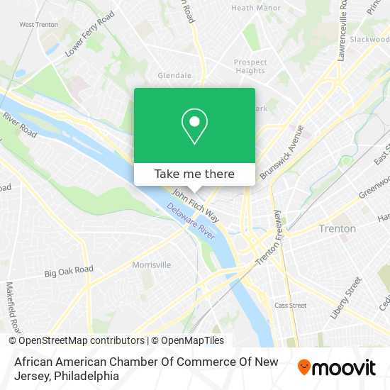 Mapa de African American Chamber Of Commerce Of New Jersey