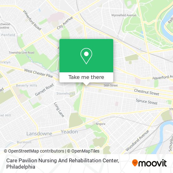 Care Pavilion Nursing And Rehabilitation Center map