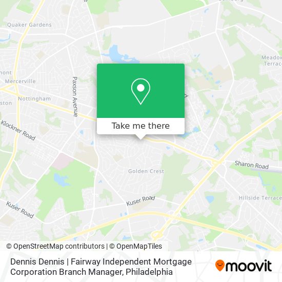 Mapa de Dennis Dennis | Fairway Independent Mortgage Corporation Branch Manager