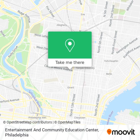 Entertainment And Community Education Center map