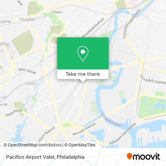 Pacifico Airport Valet map