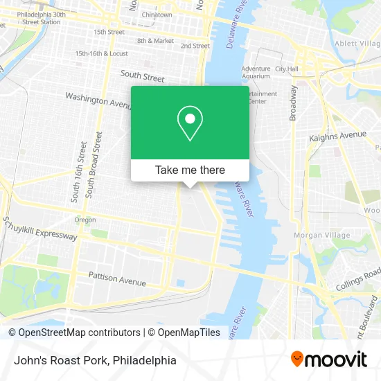 John's Roast Pork map