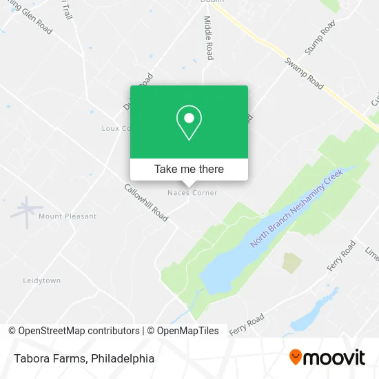 Tabora Farms map