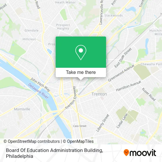 Board Of Education Administration Building map