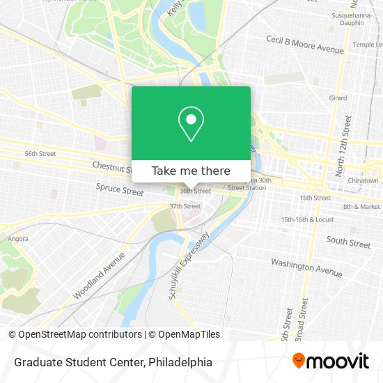 Graduate Student Center map