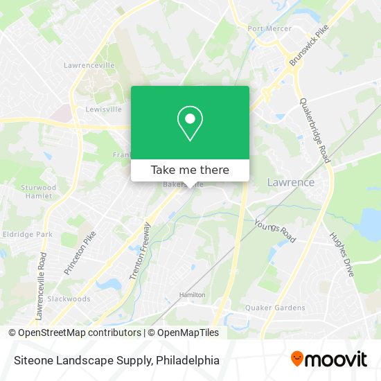 Mapa de Siteone Landscape Supply