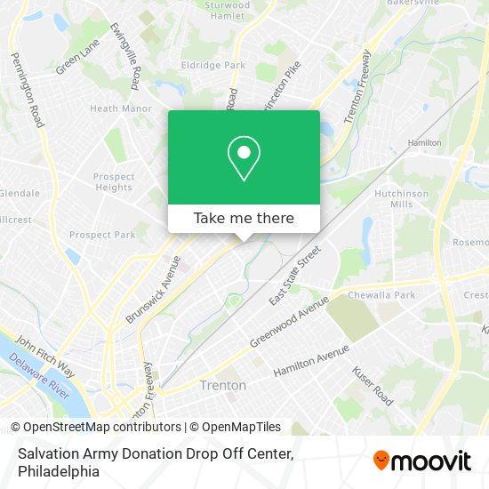 Salvation Army Donation Drop Off Center map