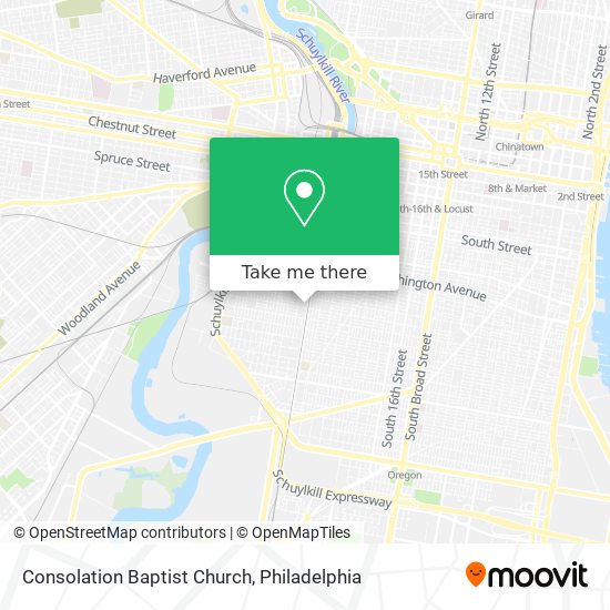 Consolation Baptist Church map