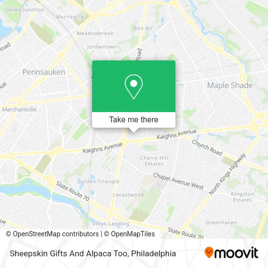 Sheepskin Gifts And Alpaca Too map