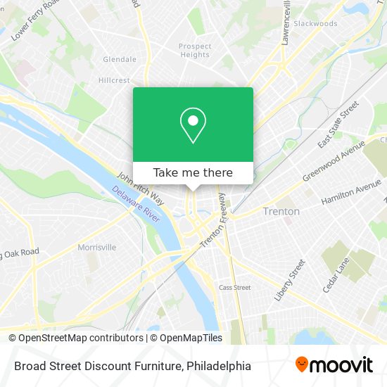 Mapa de Broad Street Discount Furniture