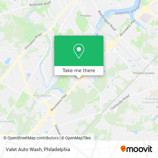 Valet Auto Wash map