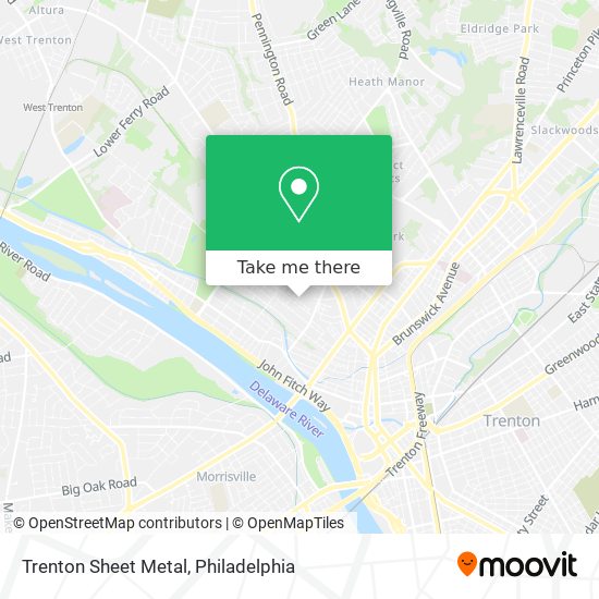 Trenton Sheet Metal map