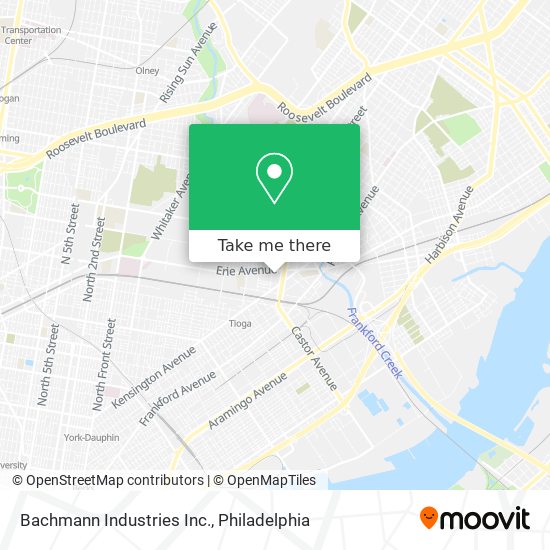 Bachmann Industries Inc. map
