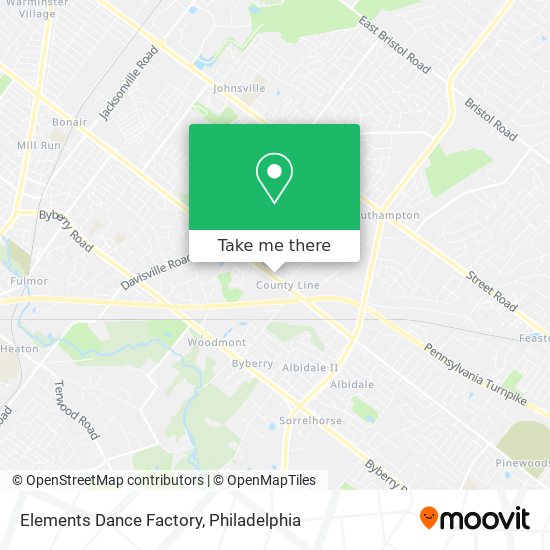 Elements Dance Factory map