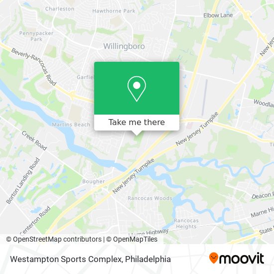 Westampton Sports Complex map