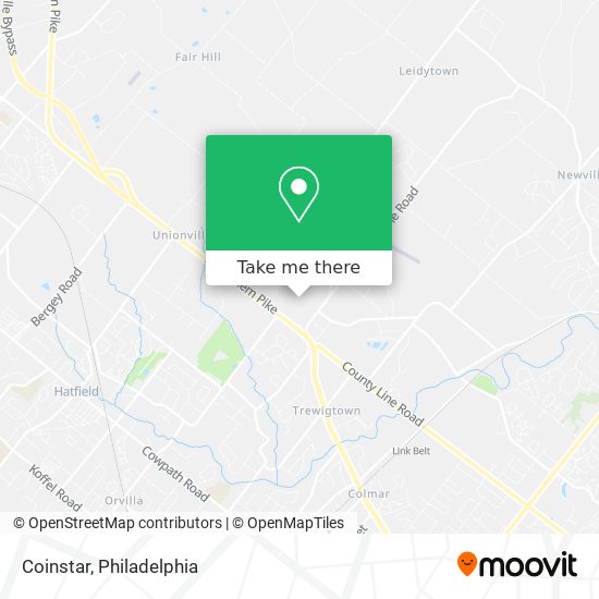 Coinstar map