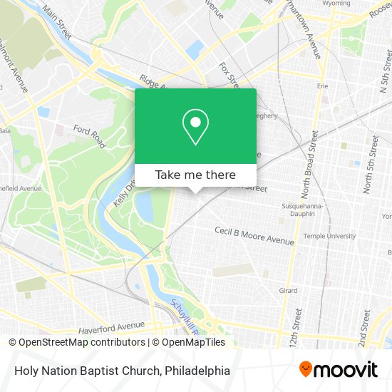 Mapa de Holy Nation Baptist Church