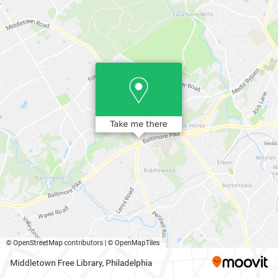 Middletown Free Library map