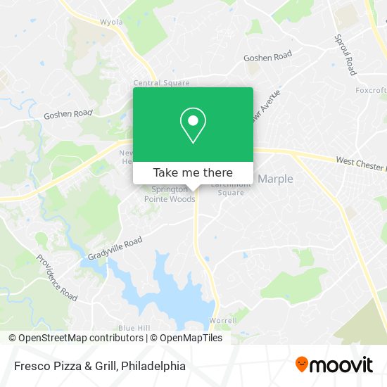 Mapa de Fresco Pizza & Grill
