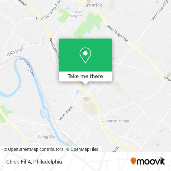 Chick-Fil-A map