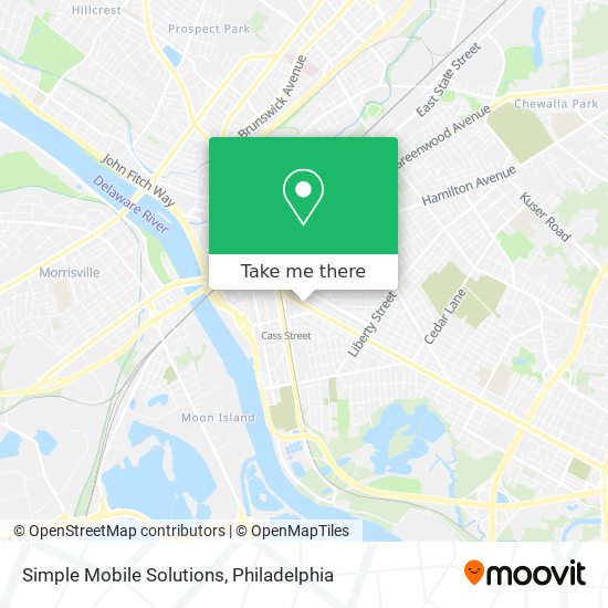 Simple Mobile Solutions map