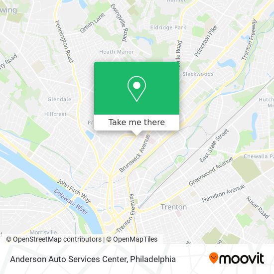Mapa de Anderson Auto Services Center