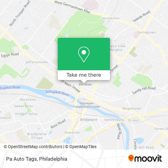 Pa Auto Tags map