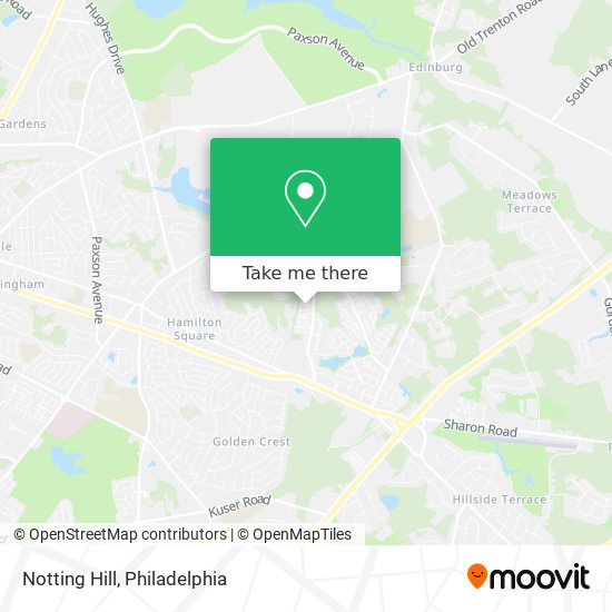 Mapa de Notting Hill