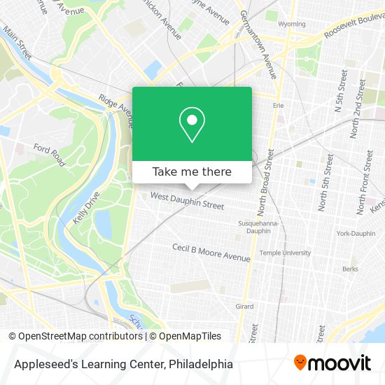 Appleseed's Learning Center map